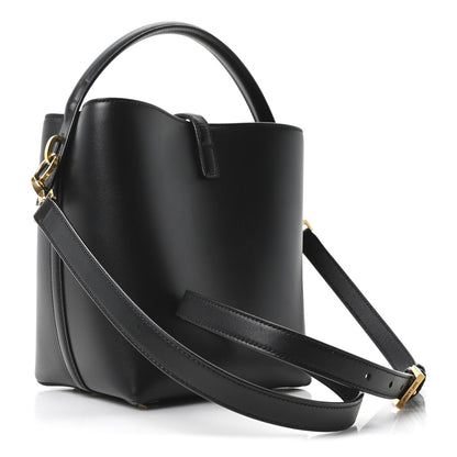 Saint Laurent Shiny Calfskin Le 37 Bucket Bag Black 3 of 9