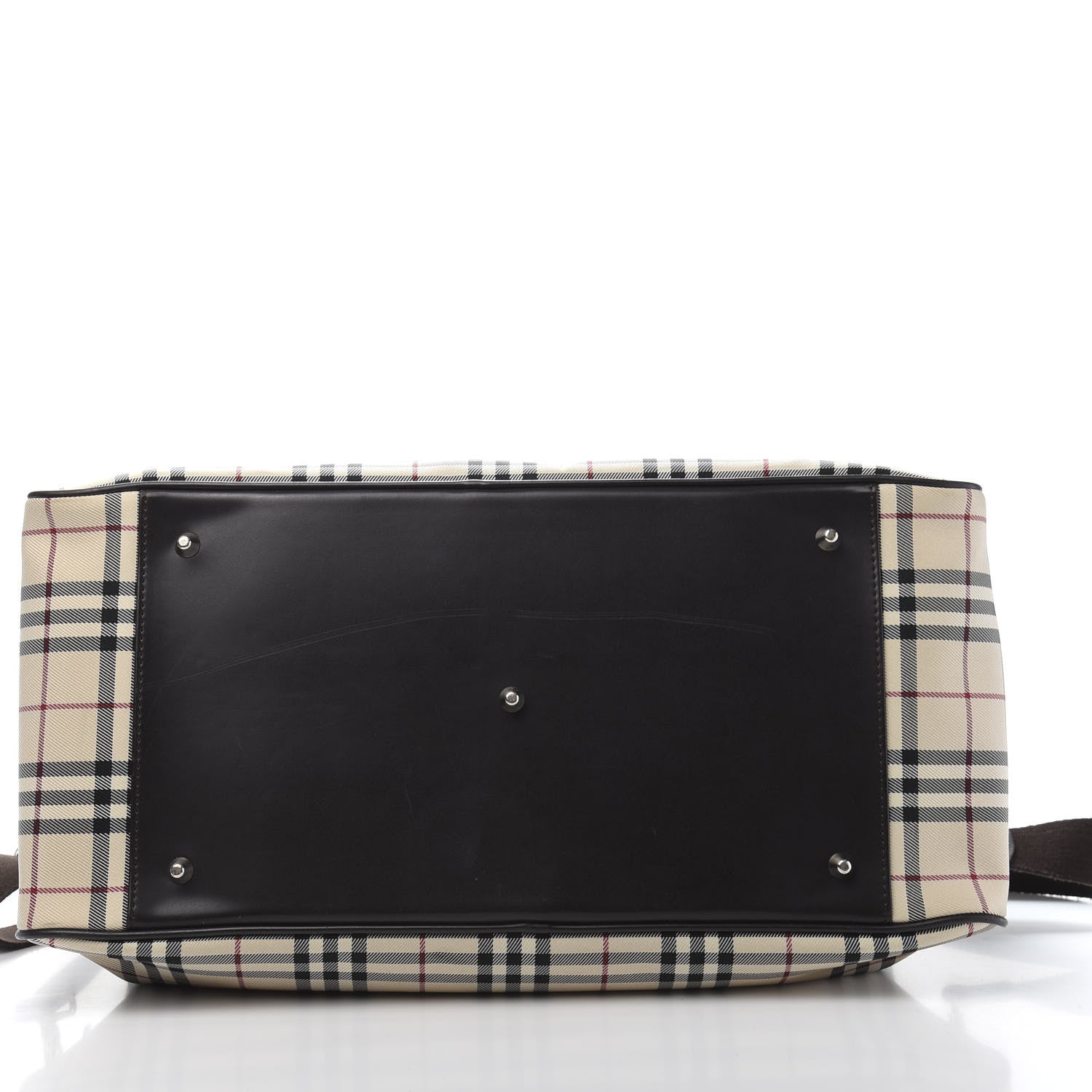 Burberry House Check Travel Bag Dark Brown 7 of 8