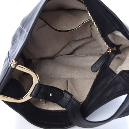 Gucci Calfskin Greenwich Medium Shoulder Bag Black 5 of 13