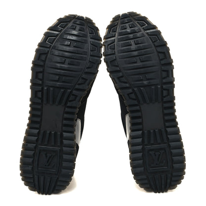 Louis Vuitton Suede Monogram Run Away Sneakers 38 Black 5 of 7