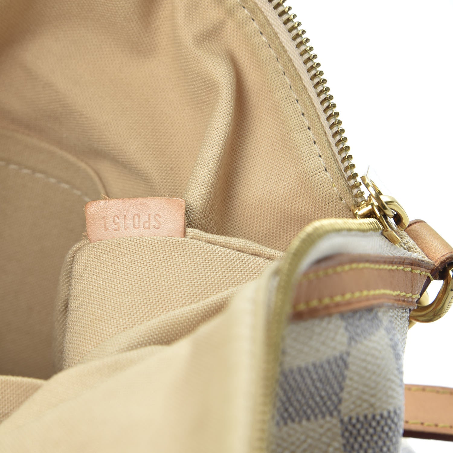 Louis Vuitton Damier Azur Siracusa GM 8 of 9