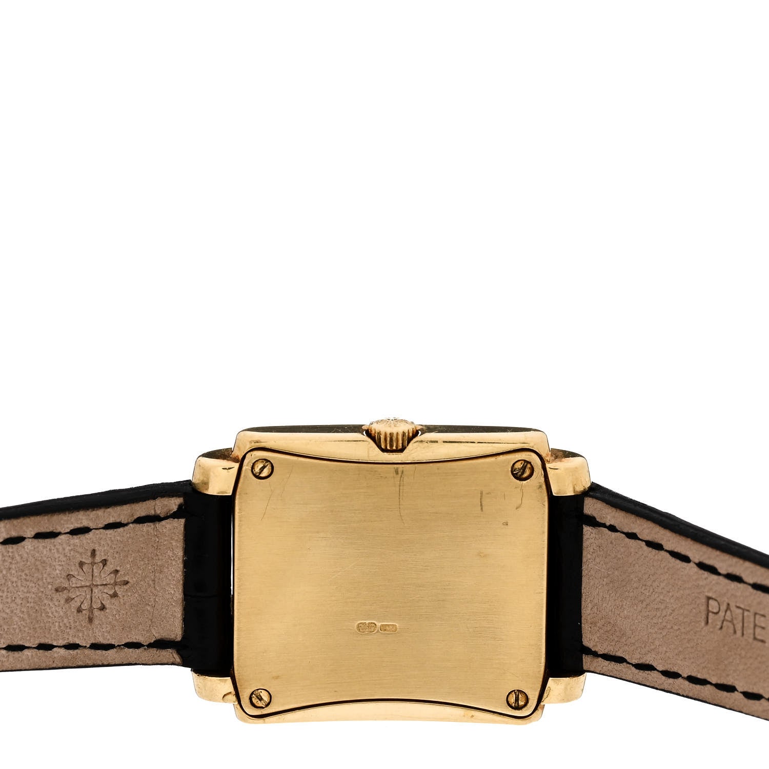 Patek Philippe 18K Yellow Gold Alligator 22mm Gondolo Quartz Watch 4824 4 of 5