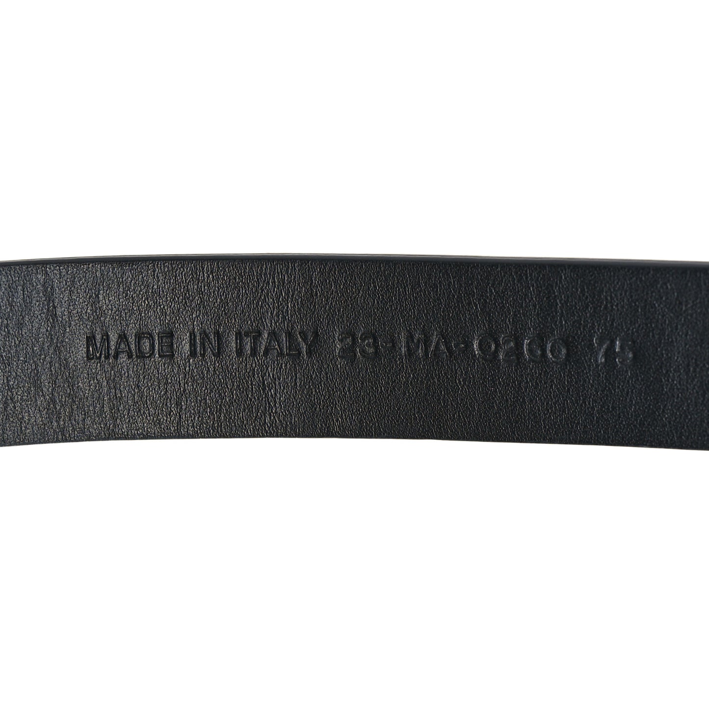 Calfskin Saddle Belt 75 30 Black