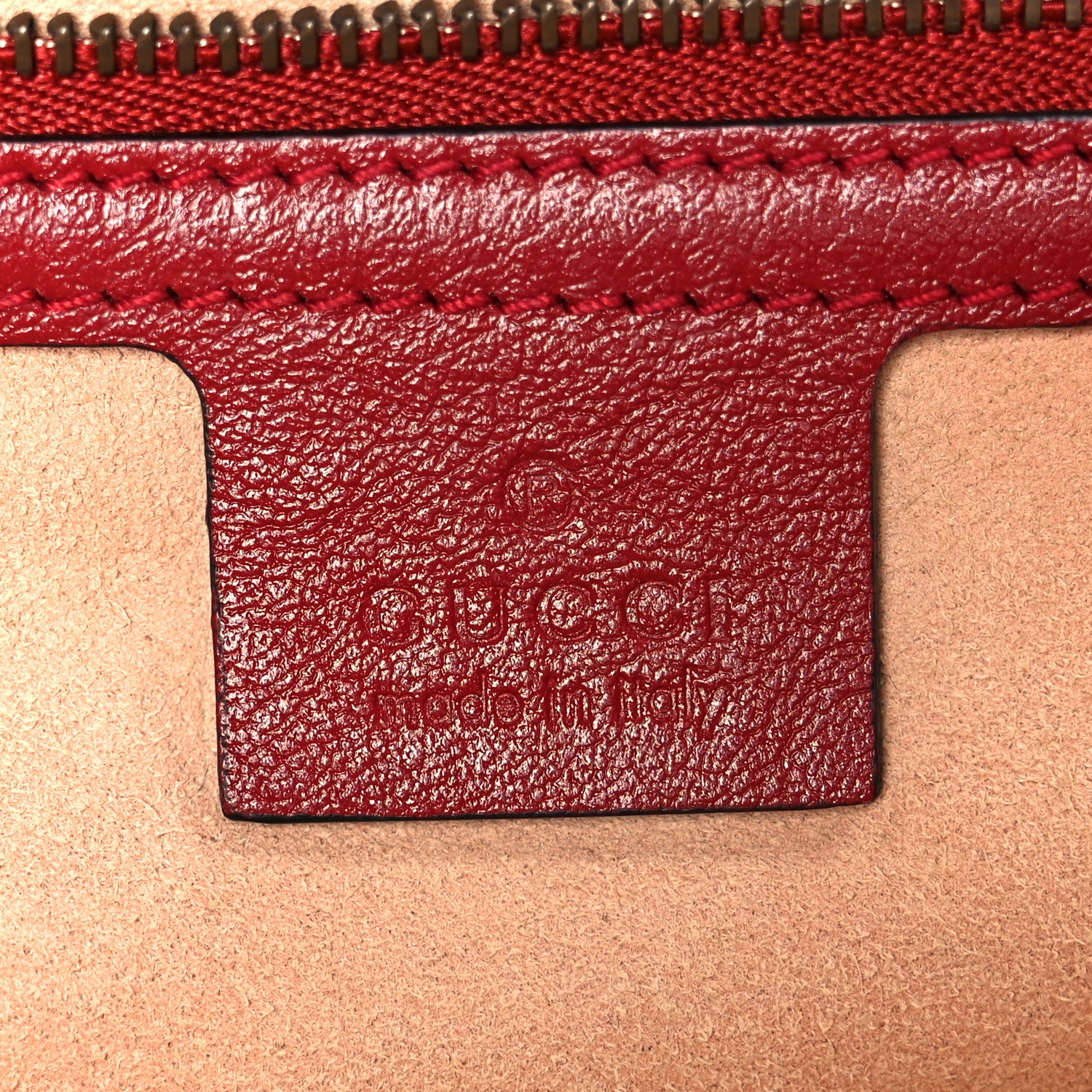 Gucci Vintage Effect Calfskin Matelasse Diagonal Small Torchon GG Marmont Shoulder Bag Black Romantic Cherry 6 of 11