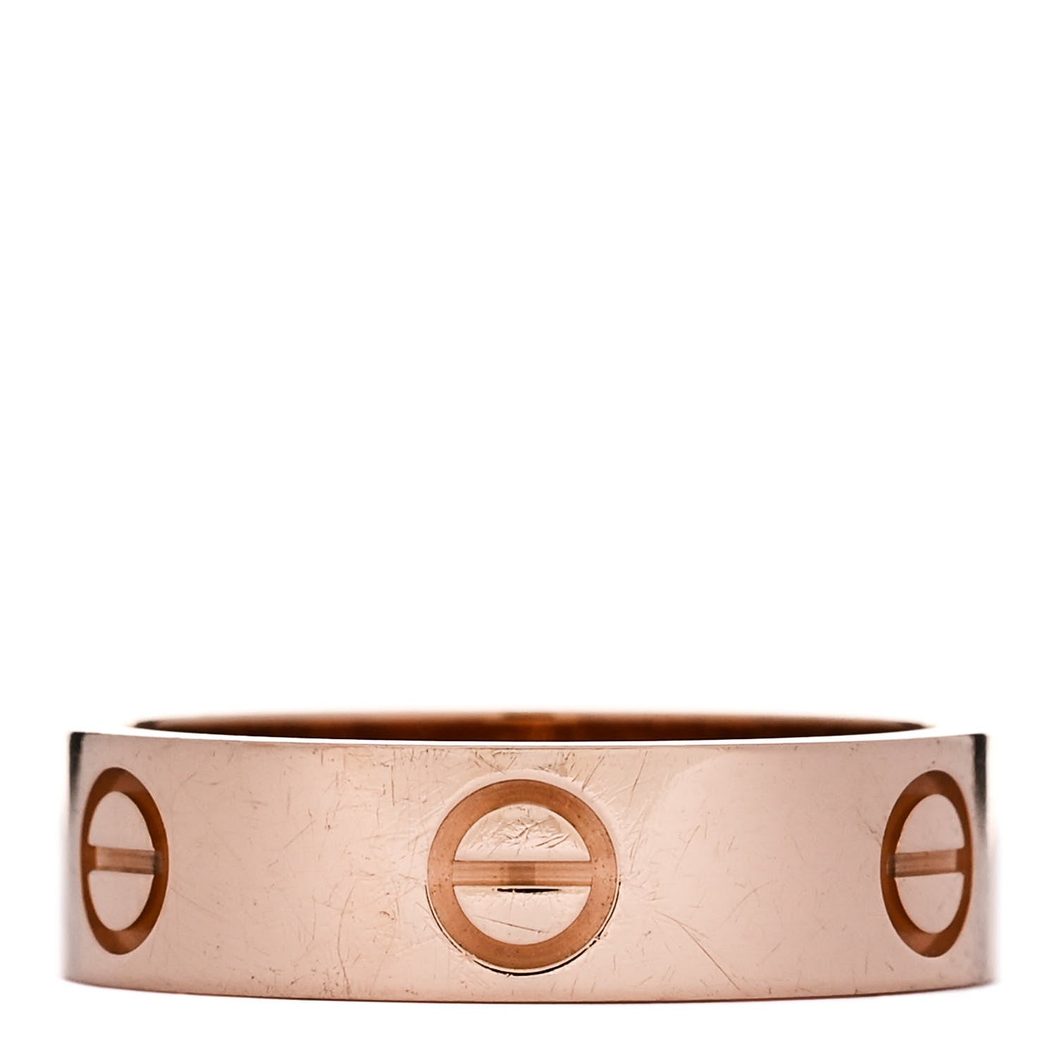 Cartier 18K Pink Gold 5.5mm LOVE Ring 55 7.25 4 of 5
