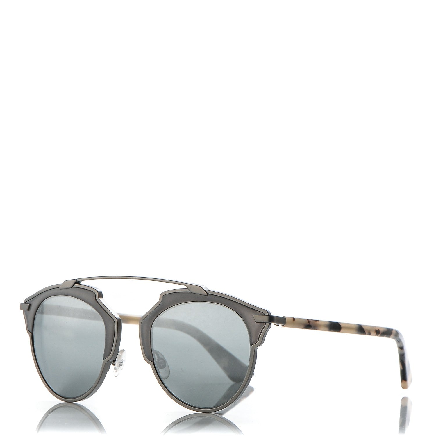 Christian Dior So Real Sunglasses Ruthenium Light Havana 1 of 9