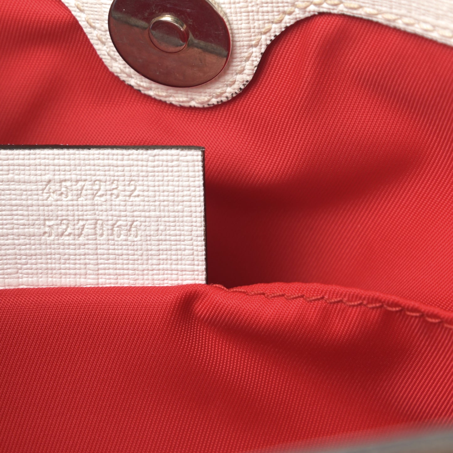 GG Supreme Monogram Bow Childrens Tote Red
