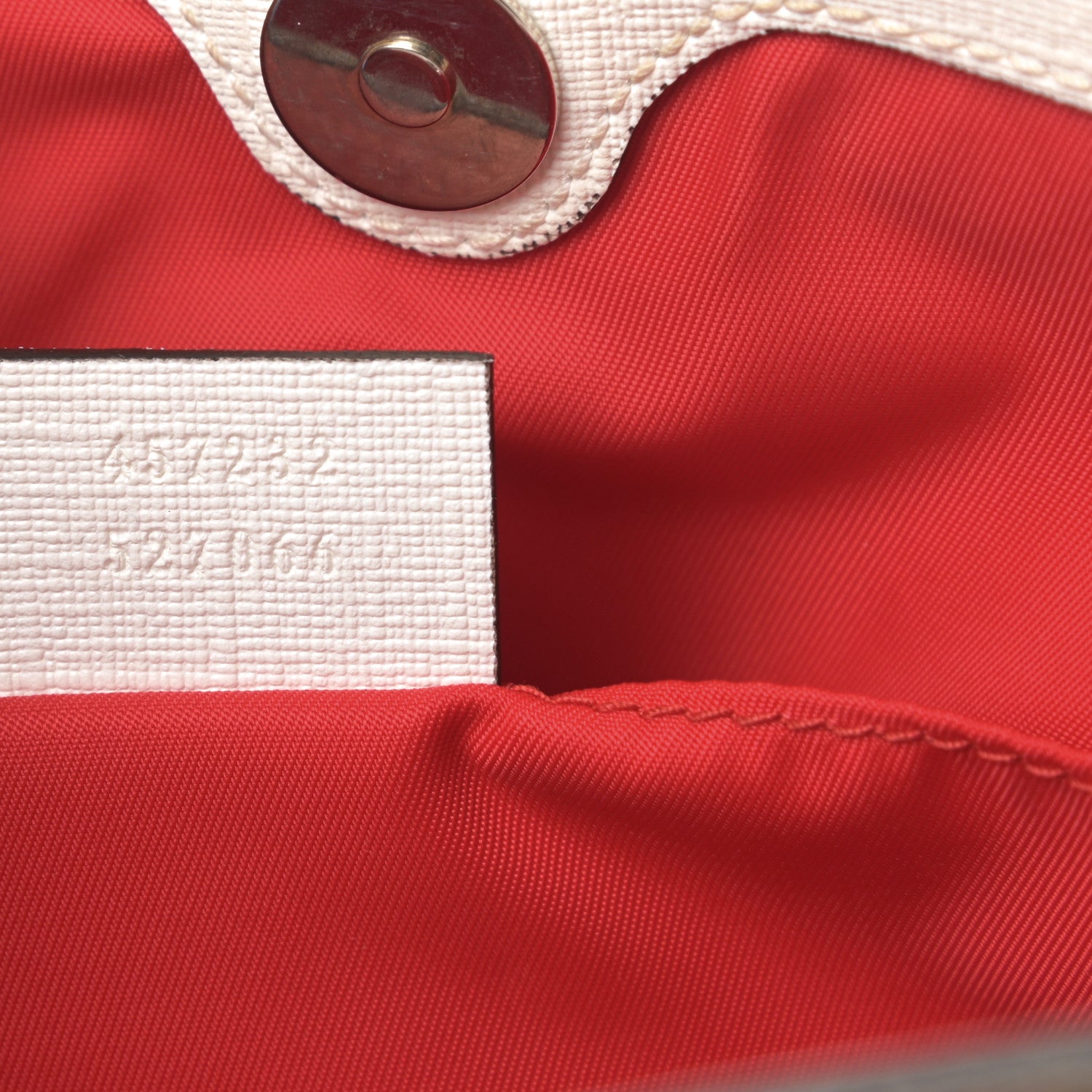 Gucci GG Supreme Monogram Bow Childrens Tote Red 7 of 12