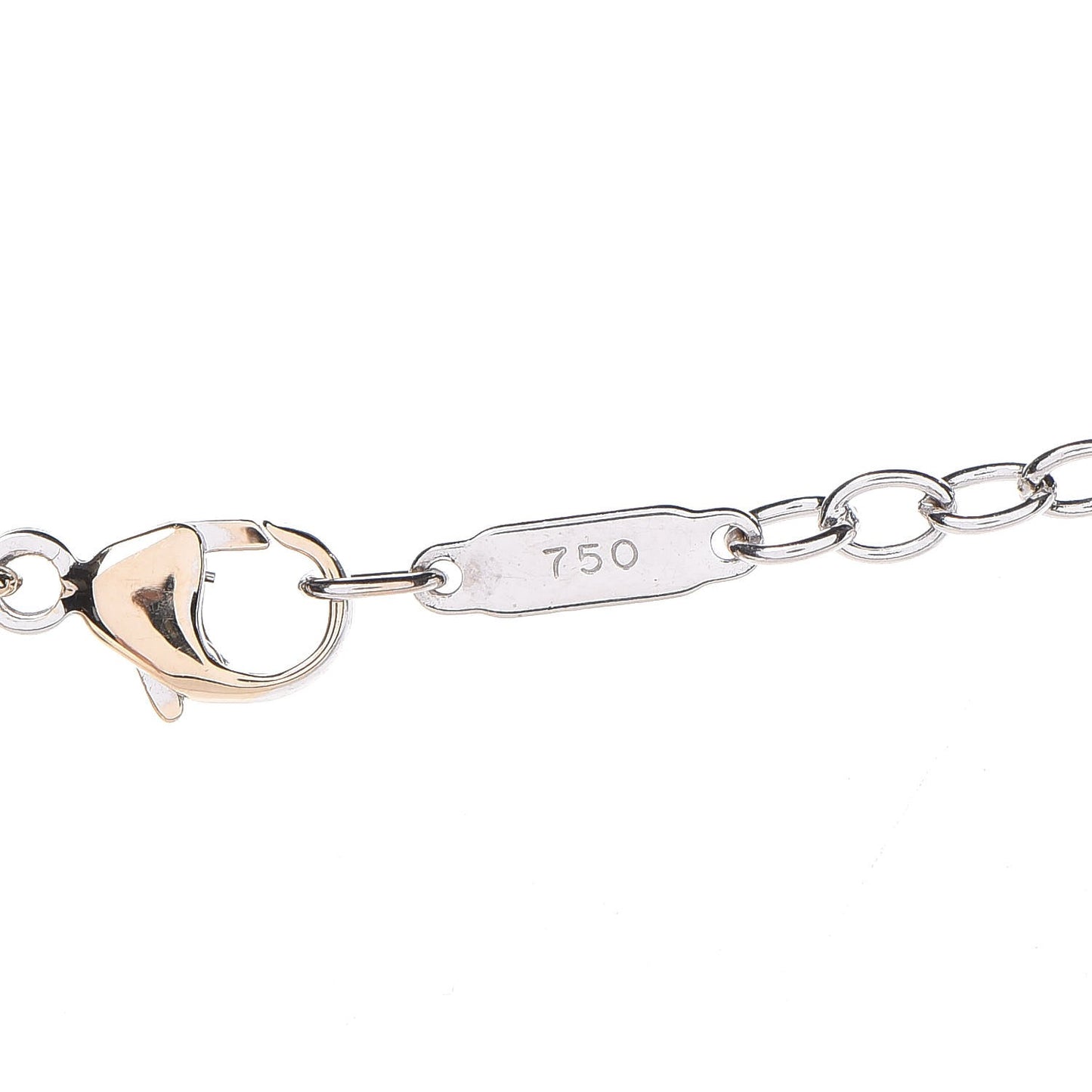18K White Gold Diamond Pearl Dragonfly Station Necklace