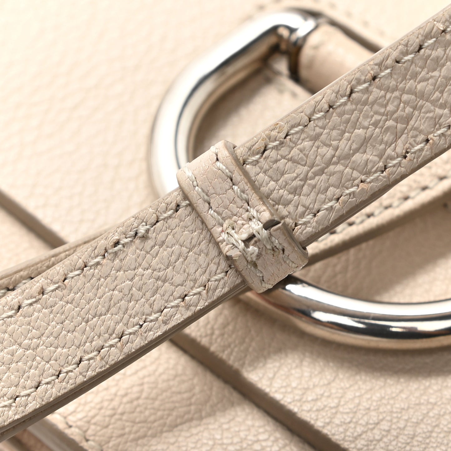 Goatskin Small D-Ring Bag Stone