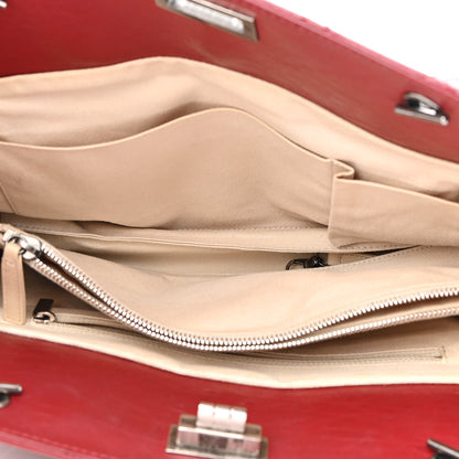 Chanel Aged Calfskin Quilted Reissue 2.55 Tote Red 5 of 11