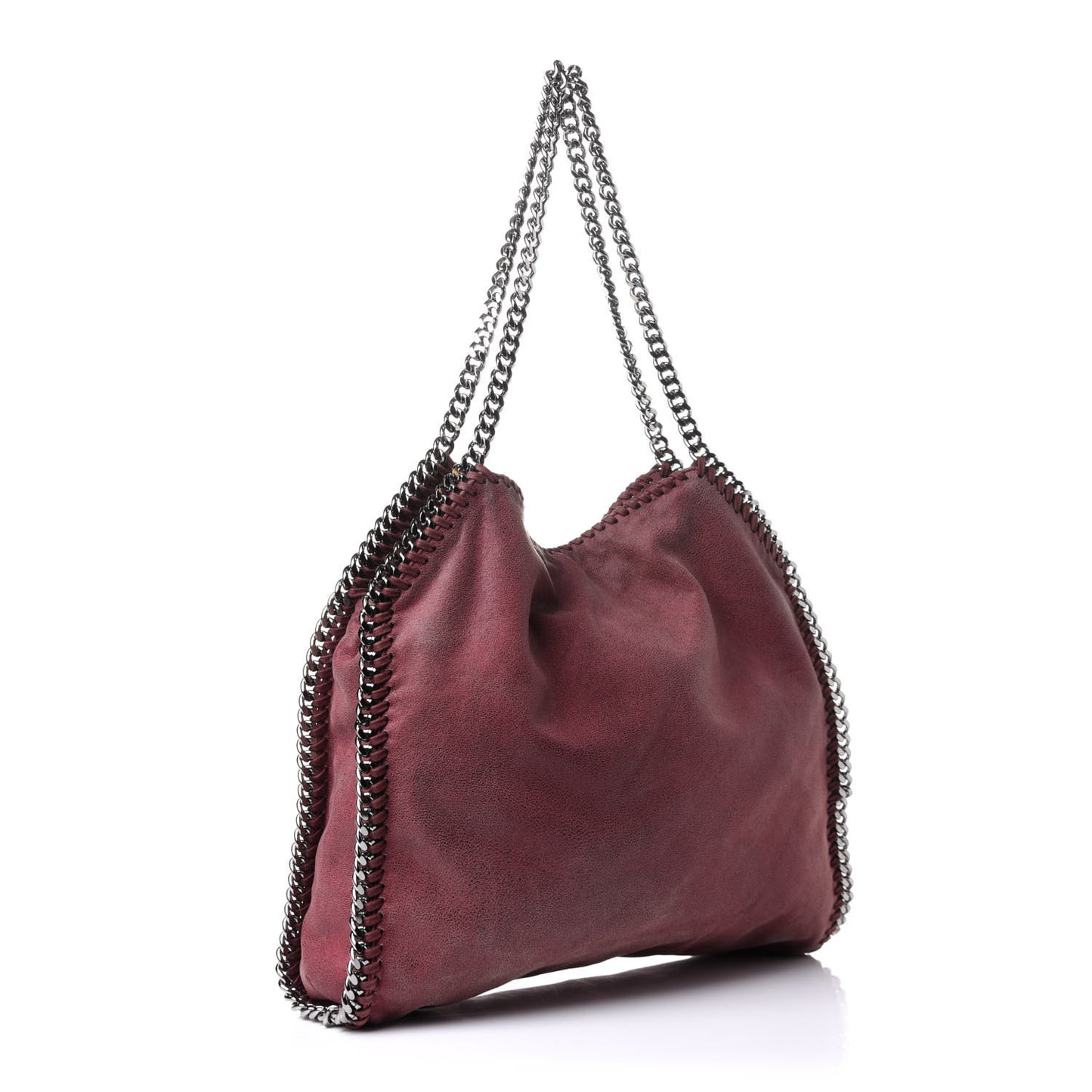 Shaggy Deer Small Falabella Tote Plum