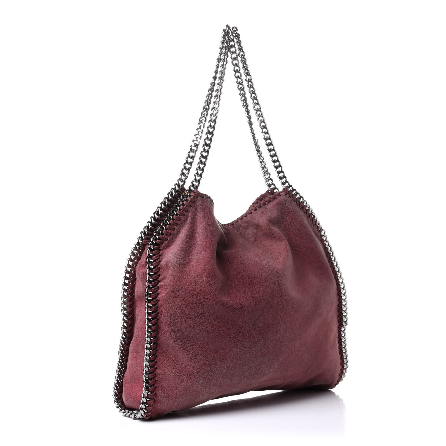 Stella McCartney Shaggy Deer Small Falabella Tote Plum 2 of 10