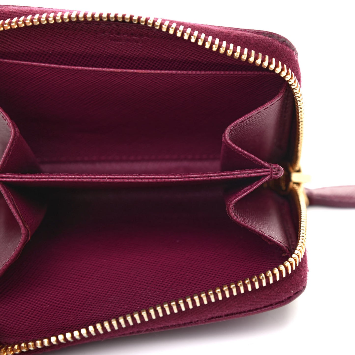 Saffiano Metal Coin Purse Ametista