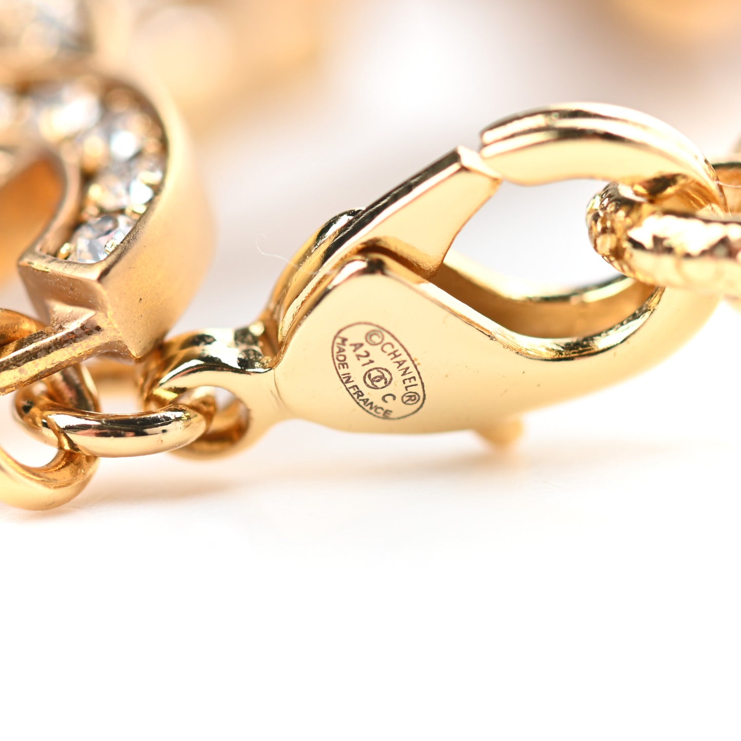 Crystal CC Bracelet Gold