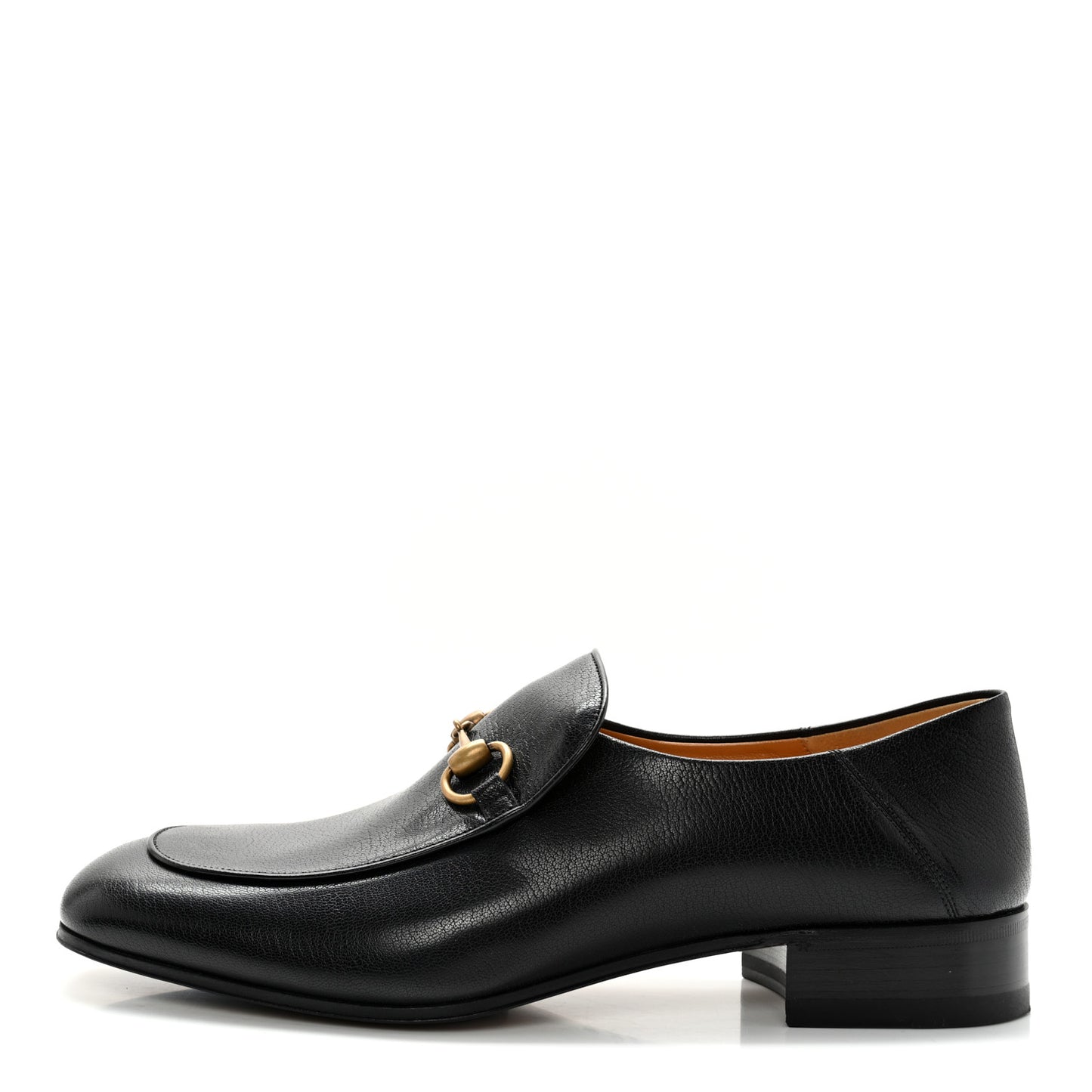 Goatskin Mens Horsebit Loafers 10 Black