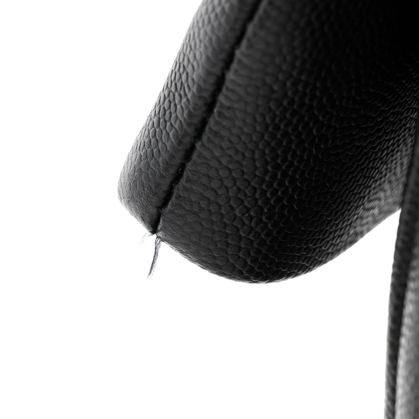 Grain De Poudre Medium West Hollywood Monogram Fold-Over Black