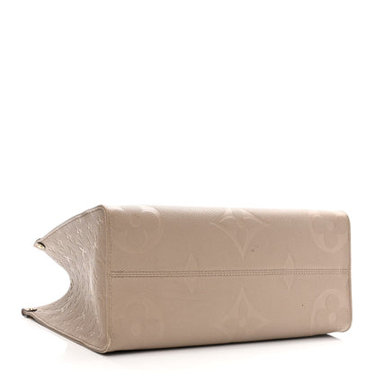 Louis Vuitton Empreinte Monogram Giant Onthego MM Tourterelle 4 of 10