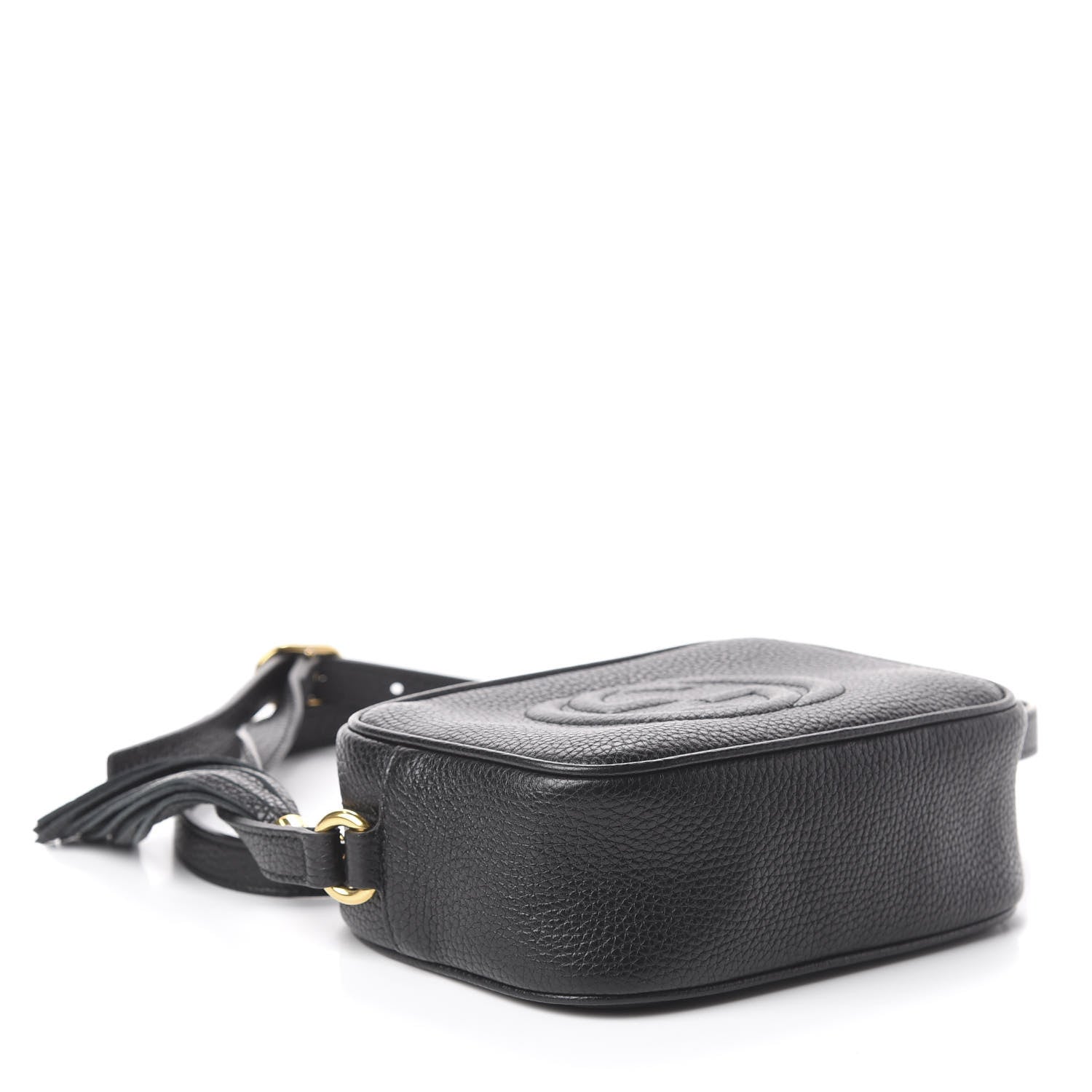 Gucci Pebbled Calfskin Mini Soho Disco Bag Black 3 of 8