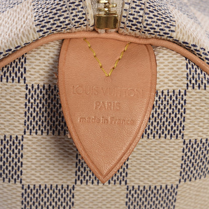 Louis Vuitton Damier Azur Speedy 25 7 of 9