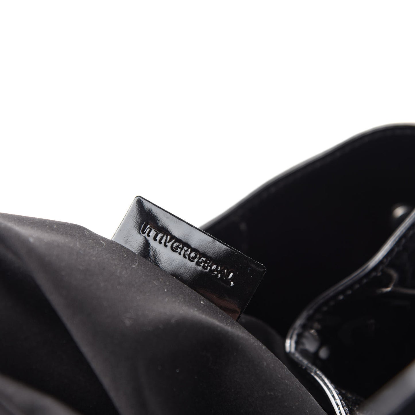 Patent Quilted Beaton Black