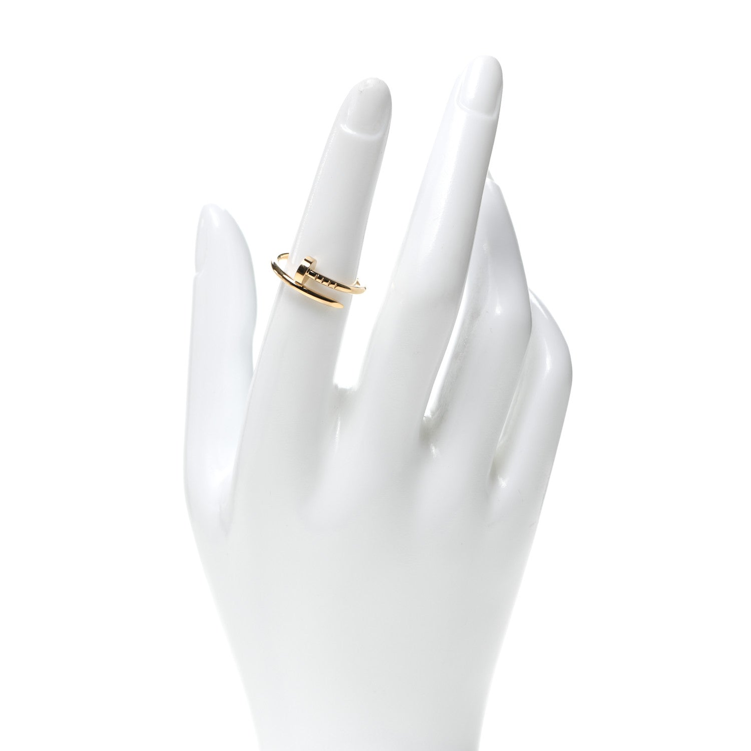 Cartier 18K Yellow Gold Small Juste Un Clou Ring 52 6 2 of 6