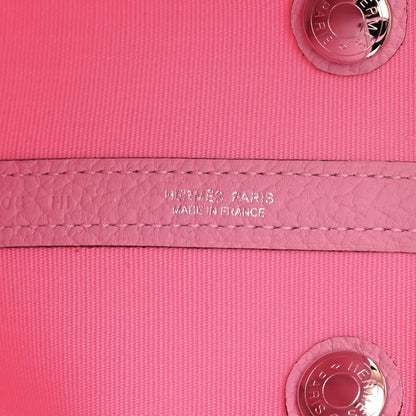 Hermes Toile Officier Vache Country Garden Party 30 TPM Pink 6 of 12