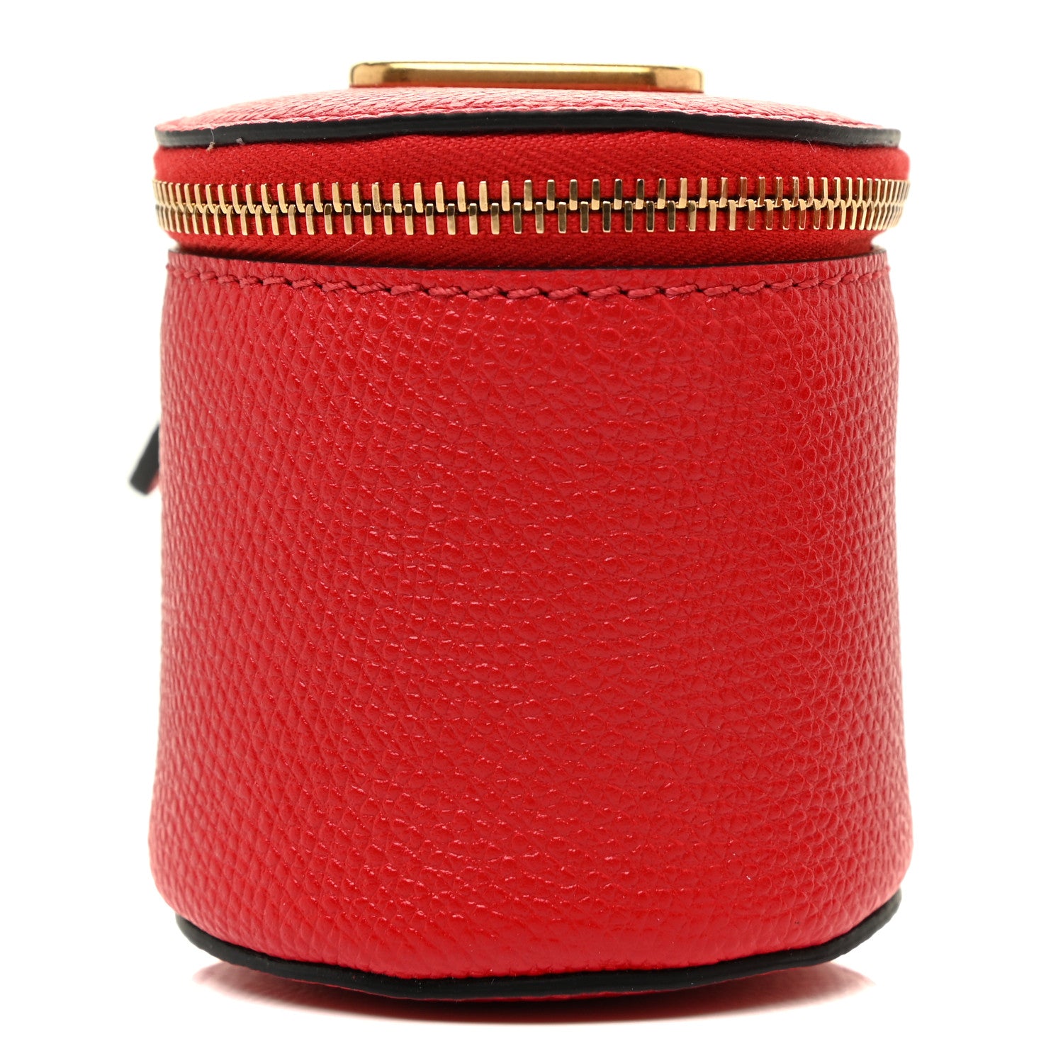 Valentino Garavani Grained Calfskin VLogo Signature Wash Bag Rouge Pur 9 of 9