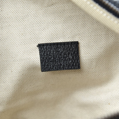 Gucci Grained Calfskin Logo Belt Bag Black 6 of 9