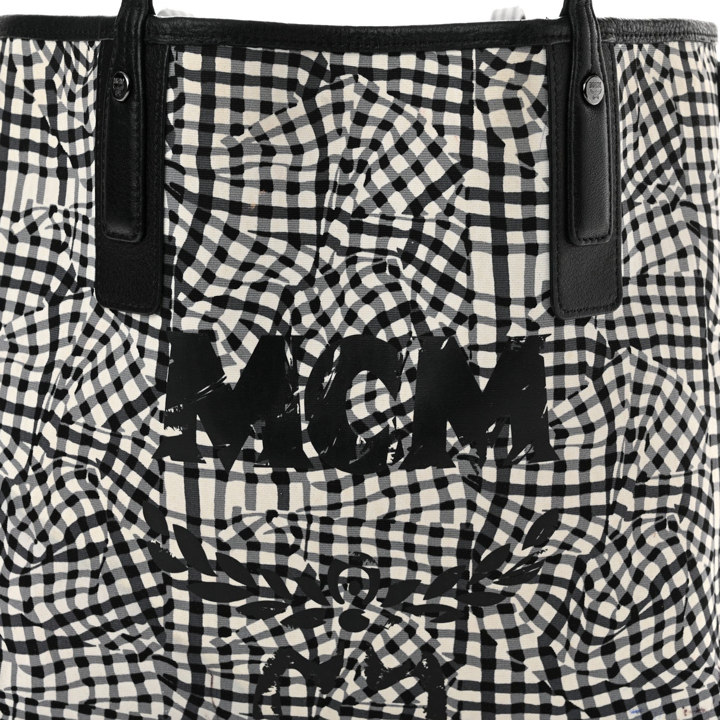Visetos Medium Liz Reversible Shopper Tote Black