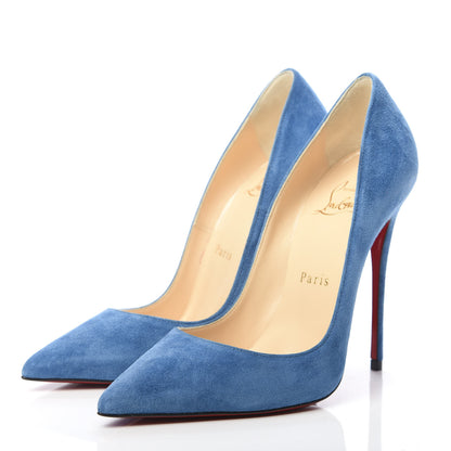 Christian Louboutin Veau Velours So Kate 120 Pumps 36 Positano 3 of 9