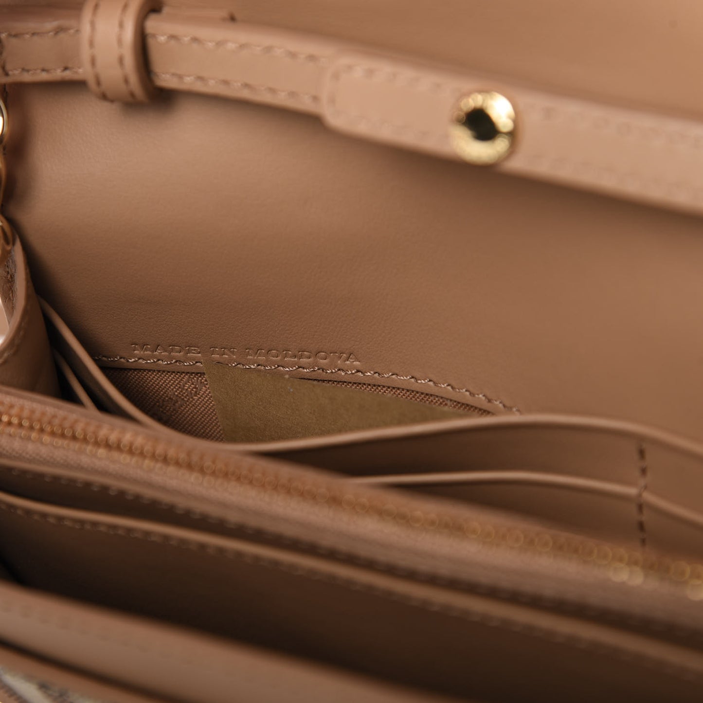 Haymarket Check Henley Wallet On Chain Mid Camel