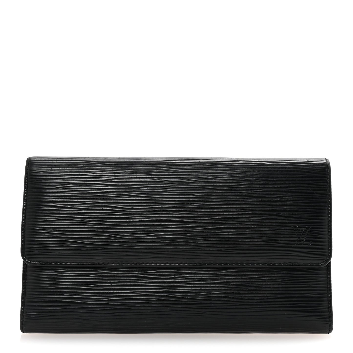 Epi Porte Tresor International Wallet Black