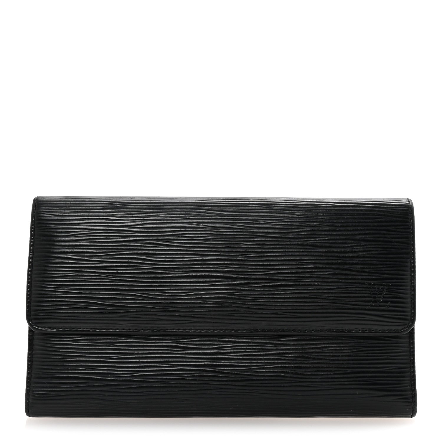 Louis Vuitton Epi Porte Tresor International Wallet Black 1 of 6