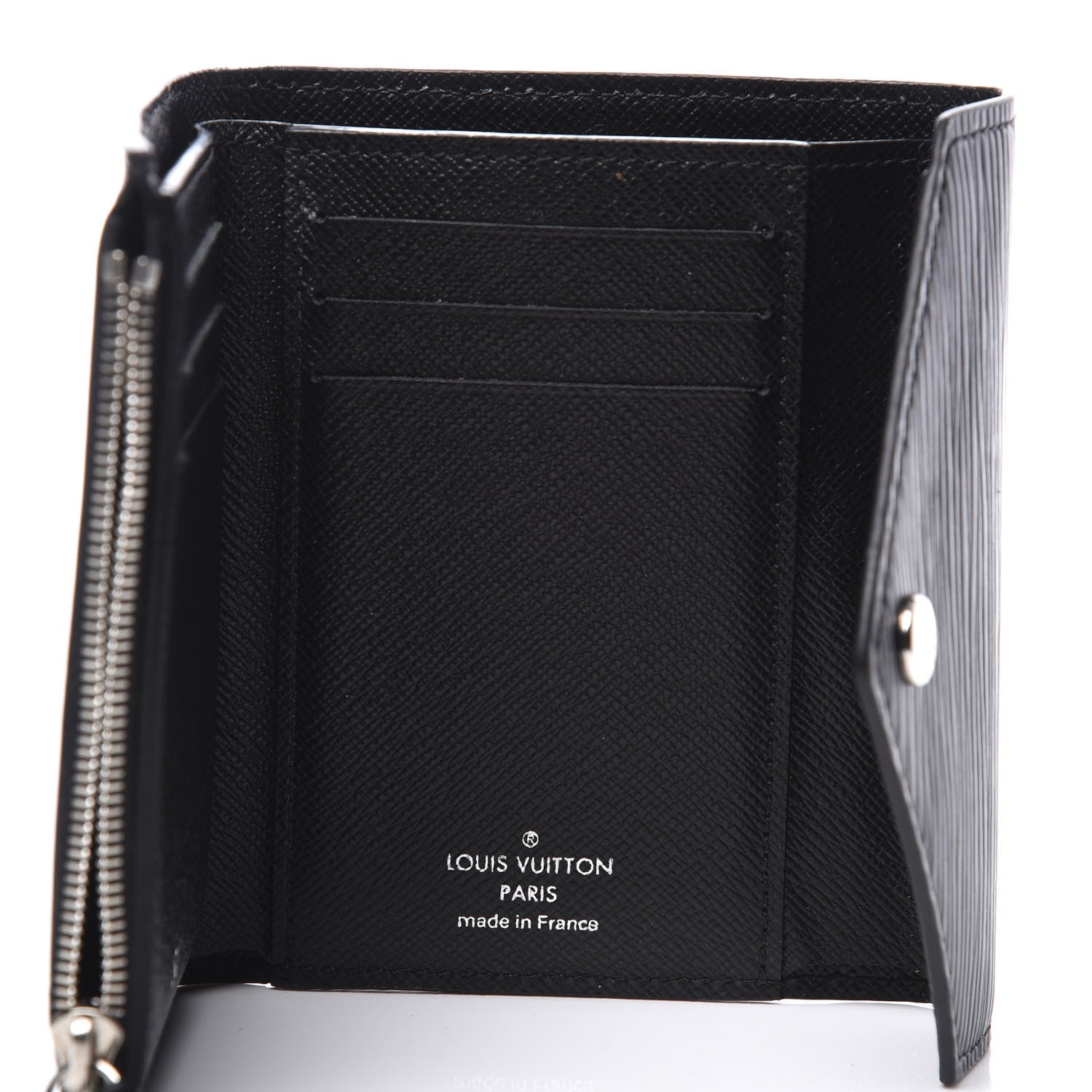 Louis Vuitton Epi Victorine Wallet Black 5 of 9