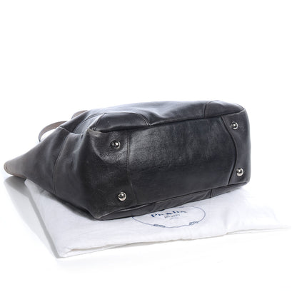 Prada Glace Calf Shoulder Bag Ardesia Fumo 4 of 10