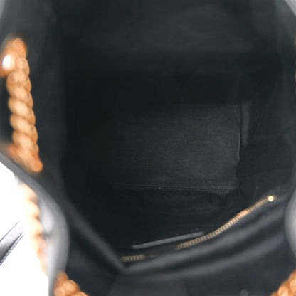 Saint Laurent Lambskin Matelasse Monogram Joe Backpack Black 5 of 14