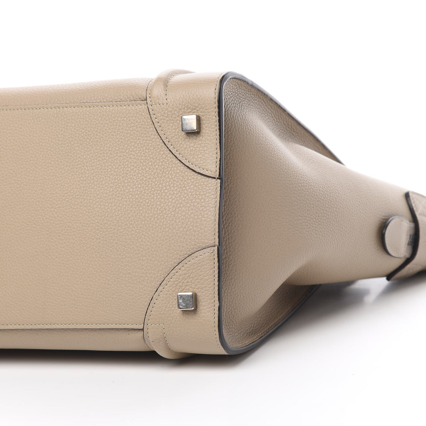 Drummed Calfskin Mini Luggage Dune