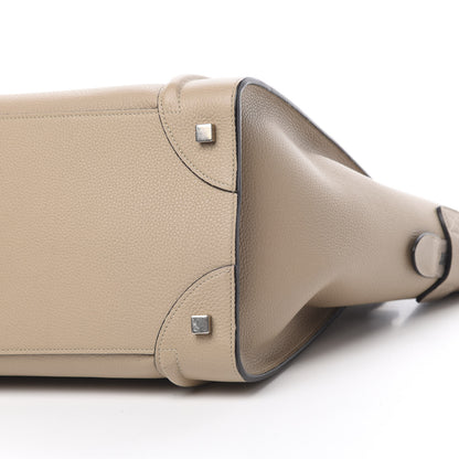 Celine Drummed Calfskin Mini Luggage Dune 10 of 11