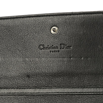 Christian Dior Patent Cannage Lady Dior Rendezvous Wallet On Chain Black 12 of 18