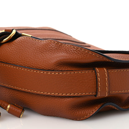 Chloe Calfskin Medium Marcie Round Crossbody Bag Tan 10 of 12