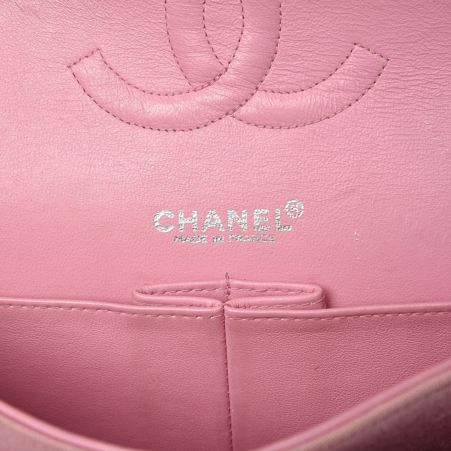 Chanel Jersey Quilted Medium Double Flap Pink 6 of 15