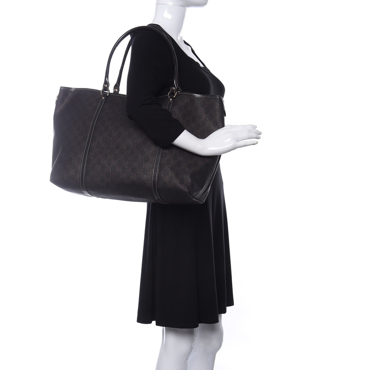 Gucci GG Plus Large Joy Tote Dark Brown 3 of 13