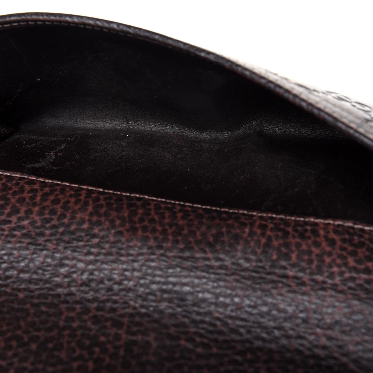 Gucci Guccissima Horsebit Continental Wallet Dark Brown 10 of 18