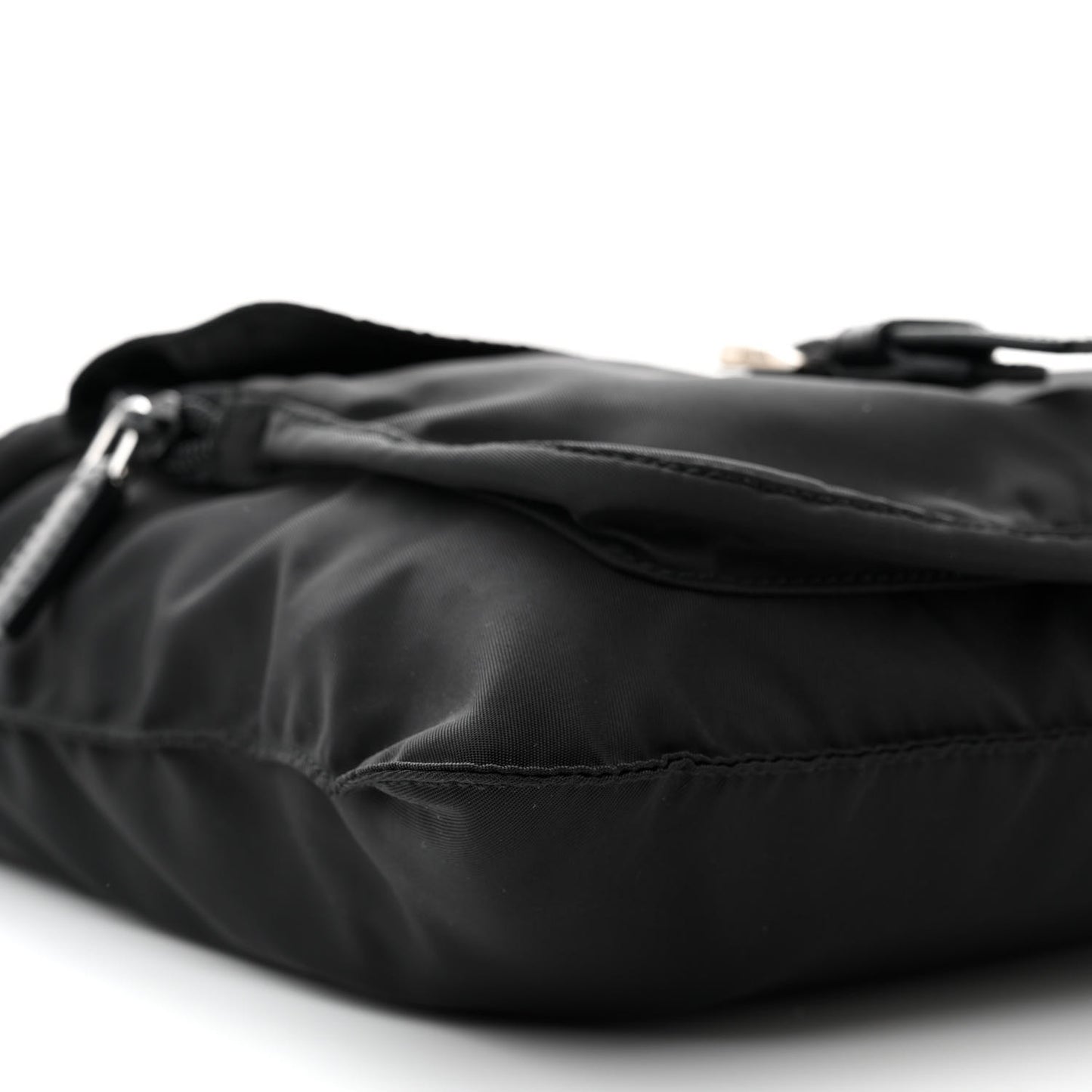 Nylon Vela Sling Messenger Bag Black