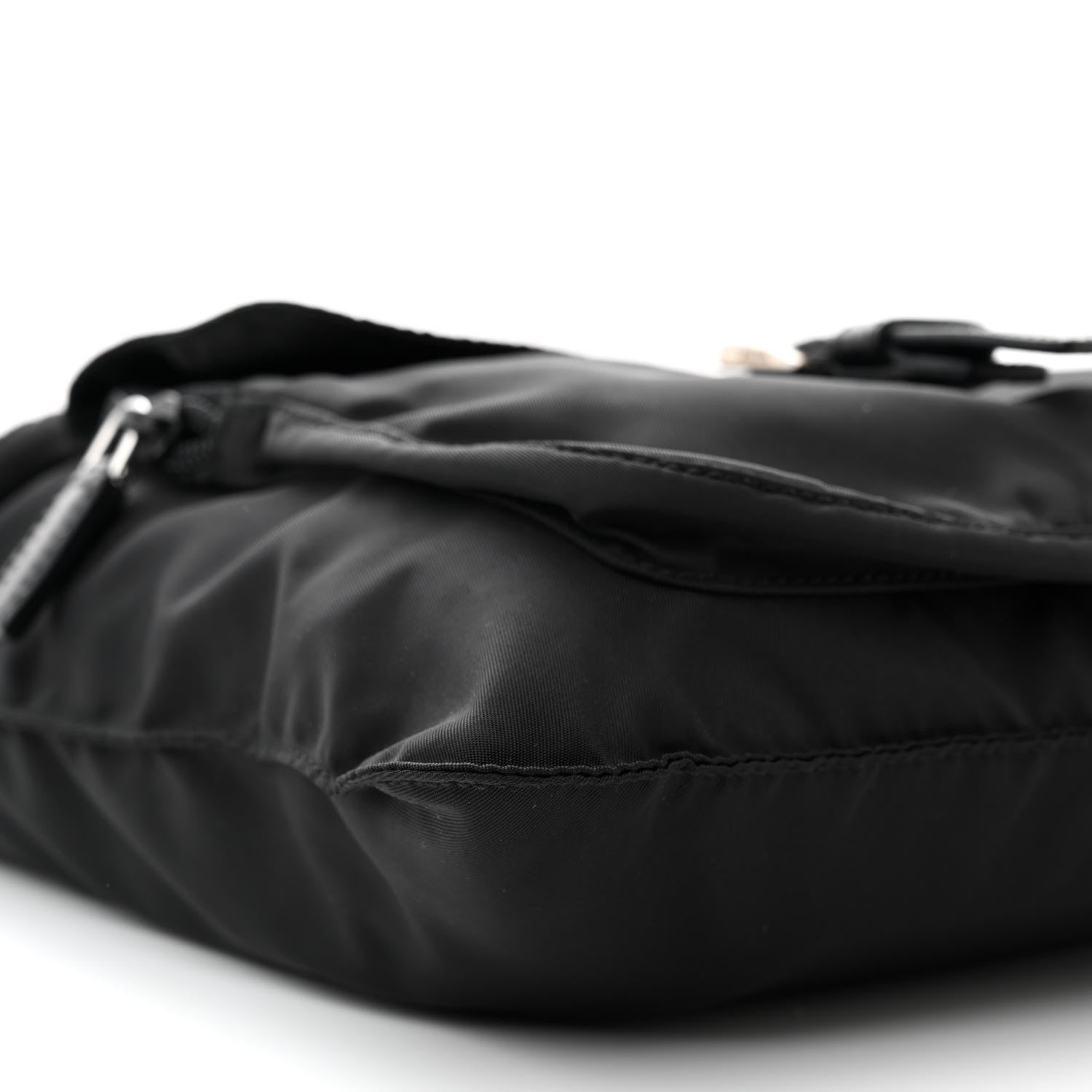 Prada Nylon Vela Sling Messenger Bag Black 9 of 10