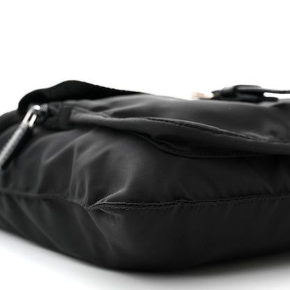 Prada Nylon Vela Sling Messenger Bag Black 9 of 10