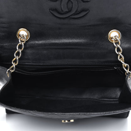 Chanel Lambskin Quilted Small Tassel Single Flap Black 5 of 25