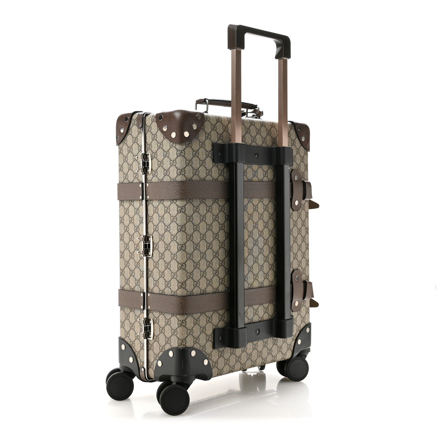 Gucci Supreme Monogram Globe-Trotter Carry-On Brown 2 of 12