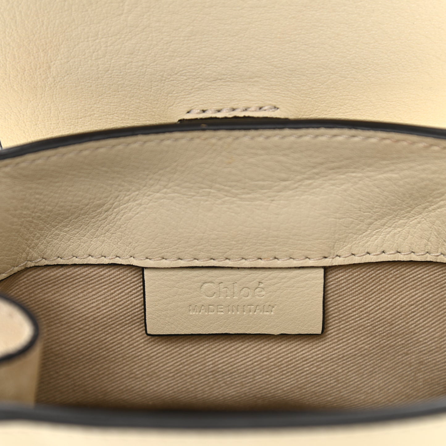 Suede Calfskin Mini Faye Backpack Off White